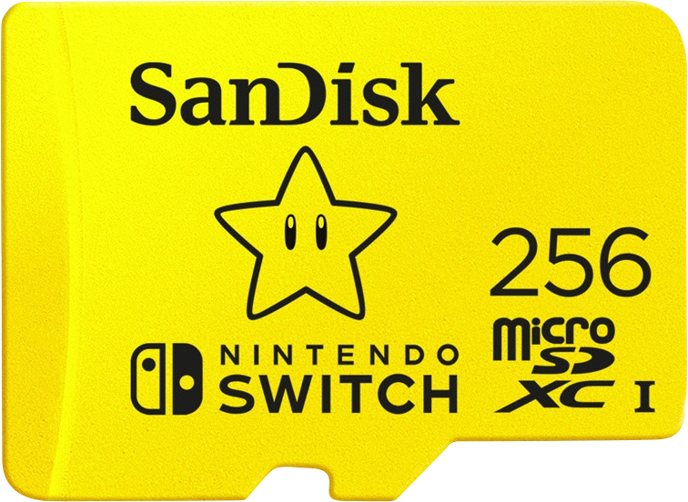 SanDisk MicroSDXC Extreme Gaming 256GB (Nintendo licensed)