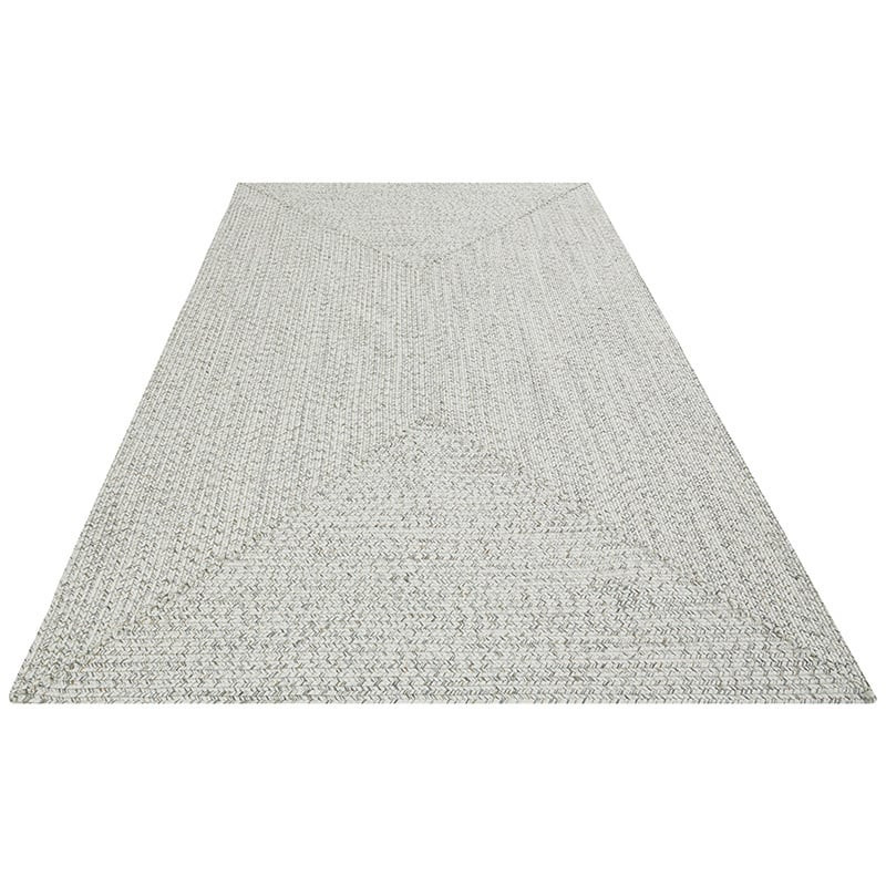 Jute Vloerkleed Braids Grijs - NORTHRUGS - 80x150 cm - Rechthoek - Dekbed-Discounter.nl