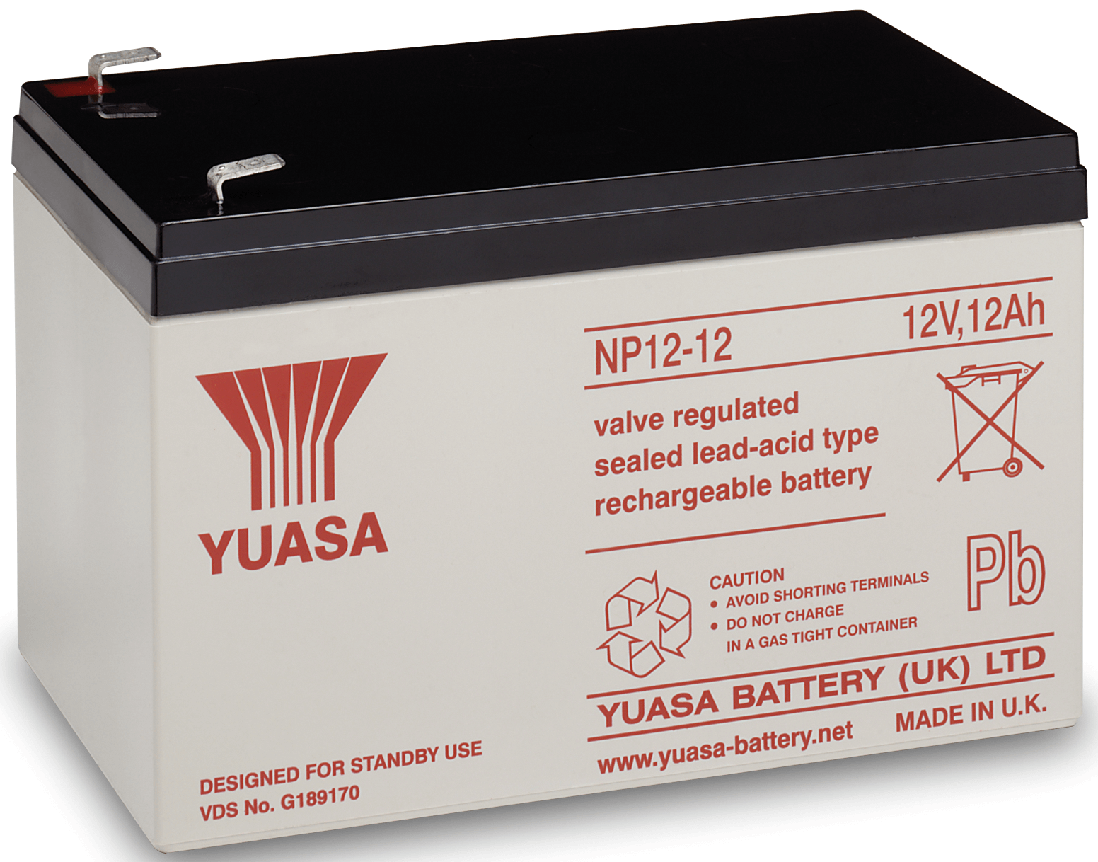 Yuasa Loodaccu 12V 12Ah - NP12-12