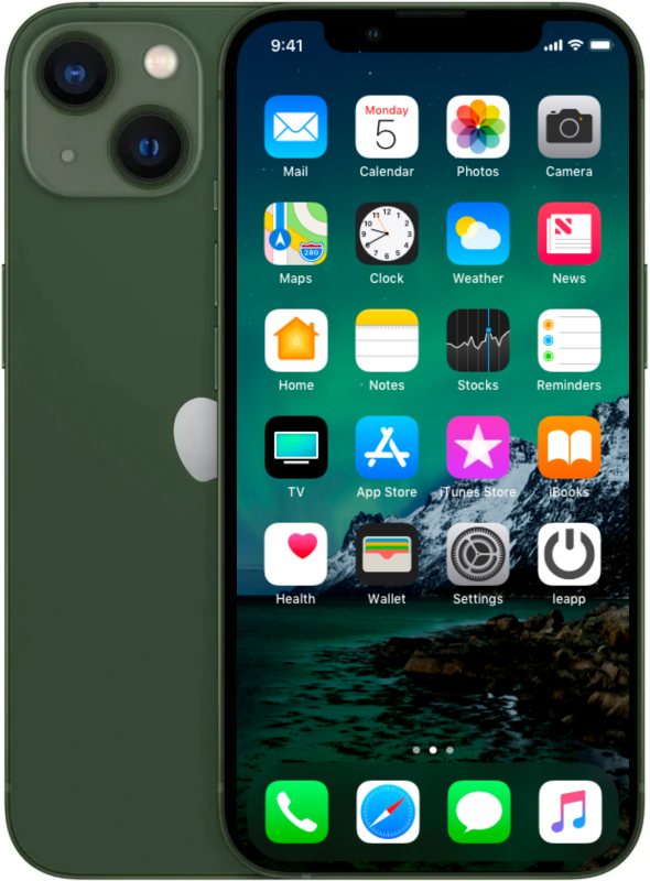 Refurbished iPhone 13 256 GB Groen Als nieuw