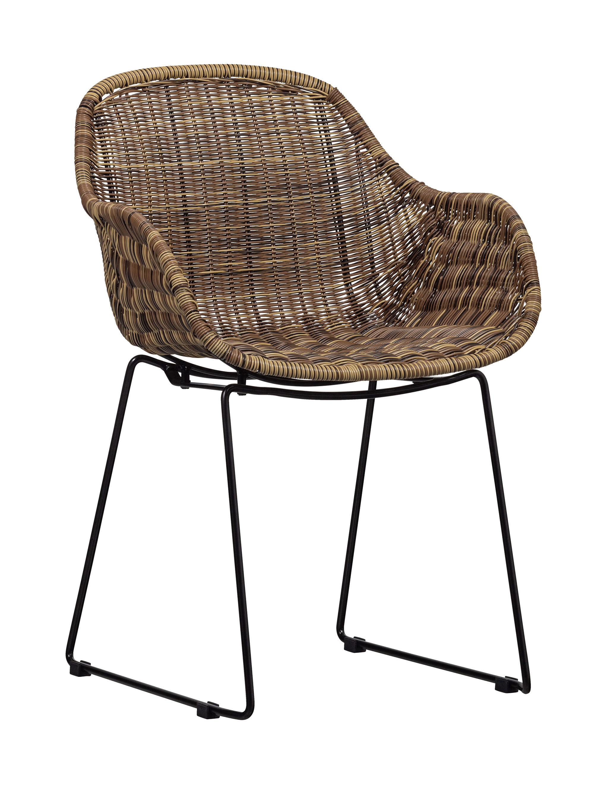 WOOOD Eetkamerstoel Willow Rattan