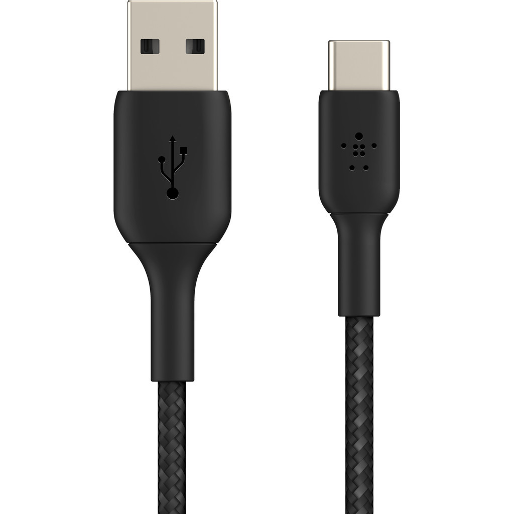 Belkin Usb A naar Usb C Kabel 1m Zwart Nylon