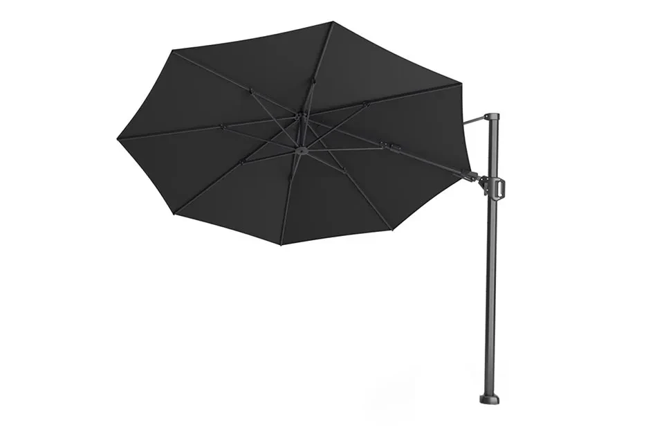 Platinum | Zweefparasol Challenger T² Premium Ø350 cm | Faded Black