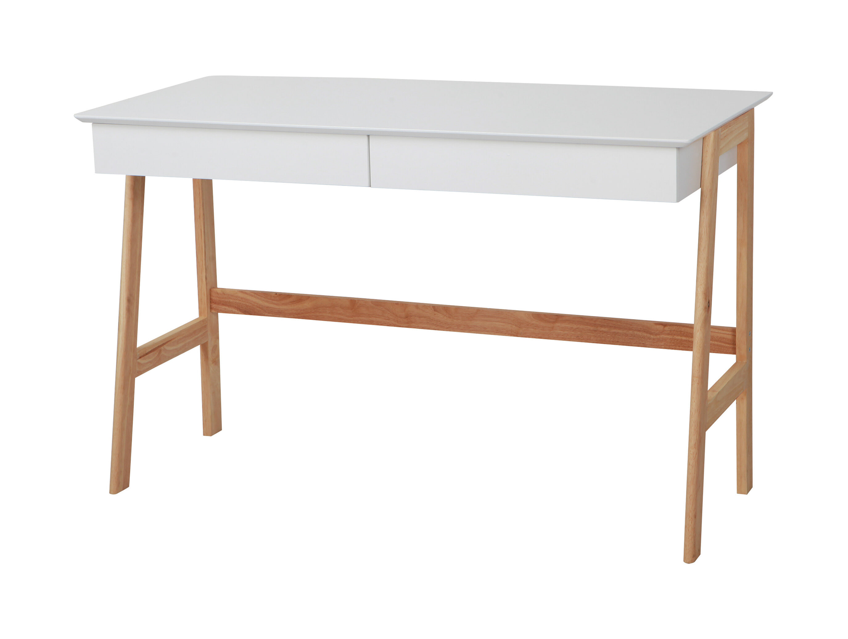 Artistiq Bureau Cristian 120 x 60, met 2 laden - Wit