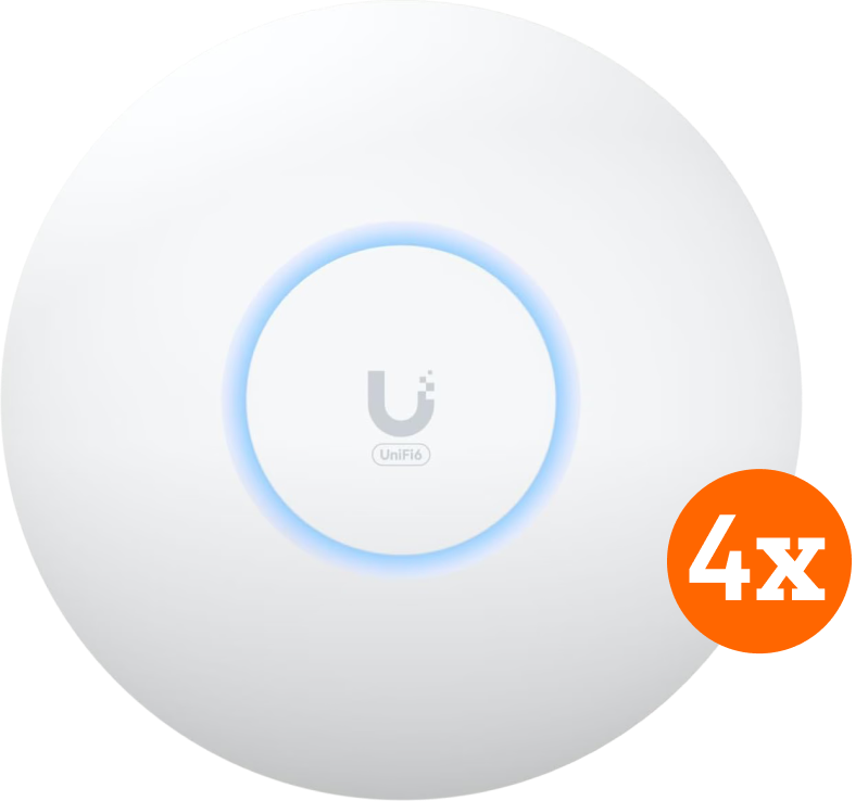 Ubiquiti UniFi U6+ 4-Pack