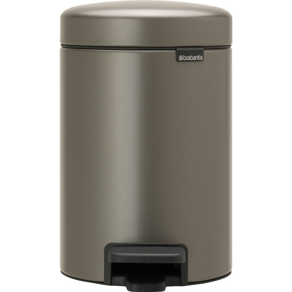 Brabantia NewIcon Pedaalemmer 3 Liter Platinum