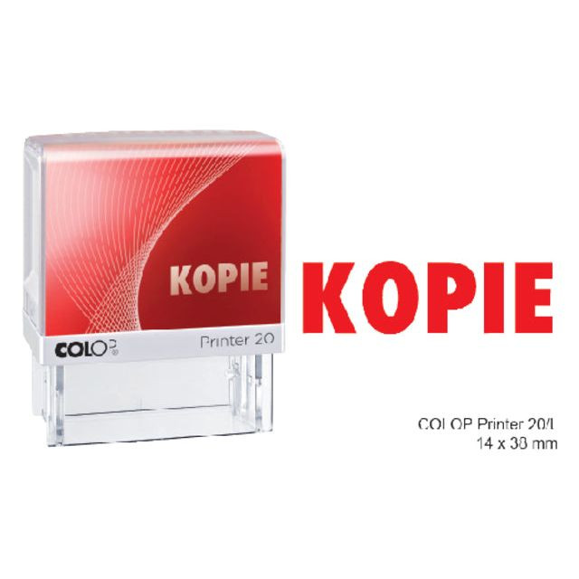 Colop formulestempel Printer tekst: KOPIE