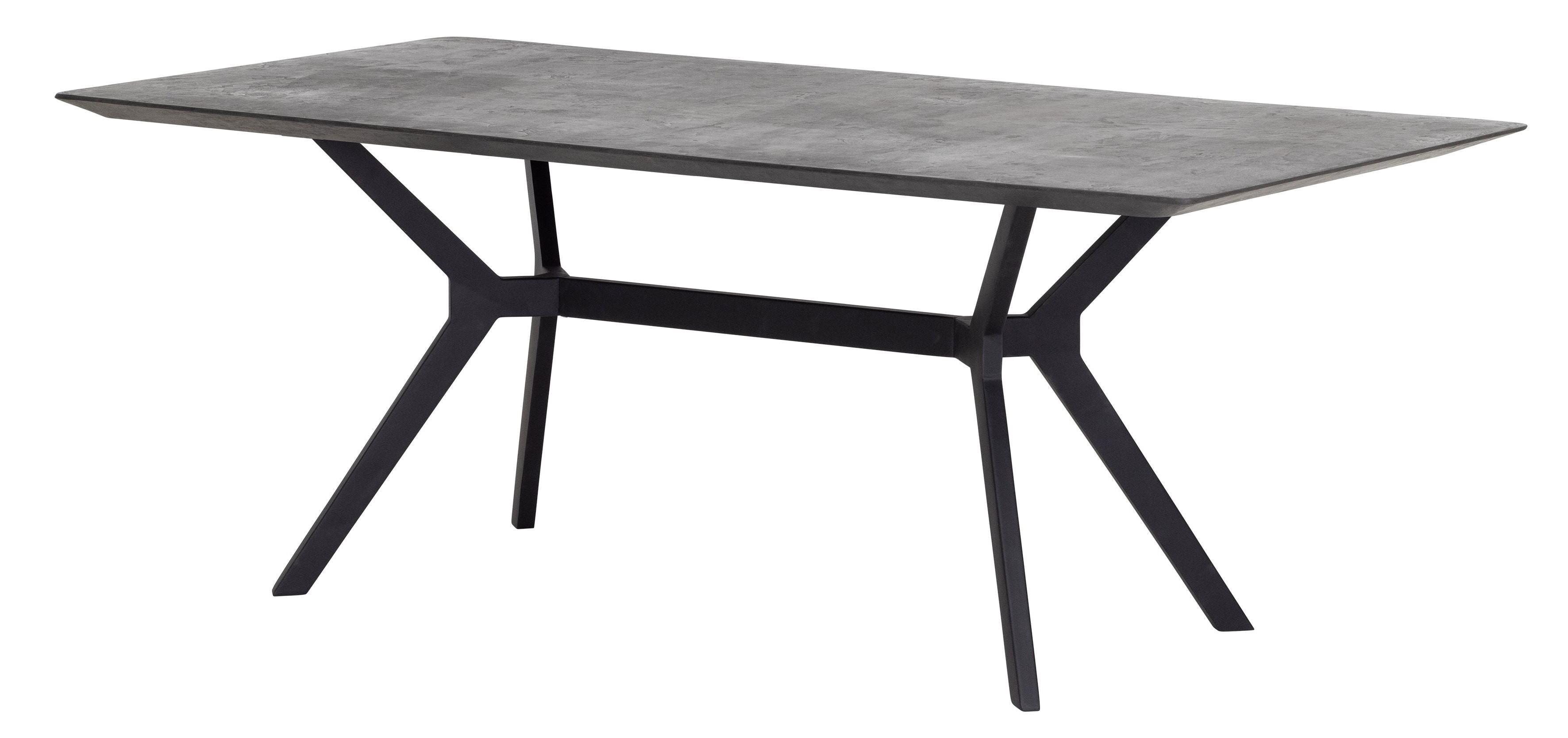 DTP Home Eettafel Novi Mortex, 200 x 95cm - Antraciet