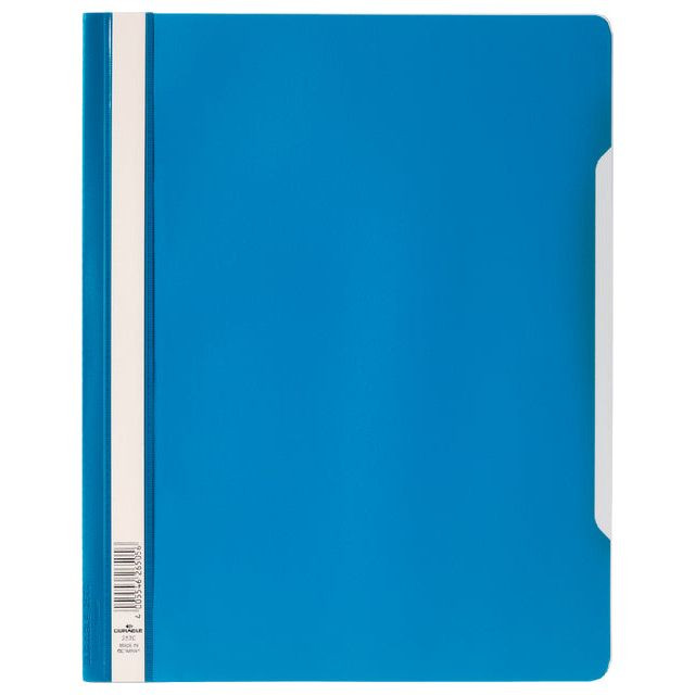 Snelhechter Durable A4 PVC blauw | Omdoos a 50 stuk