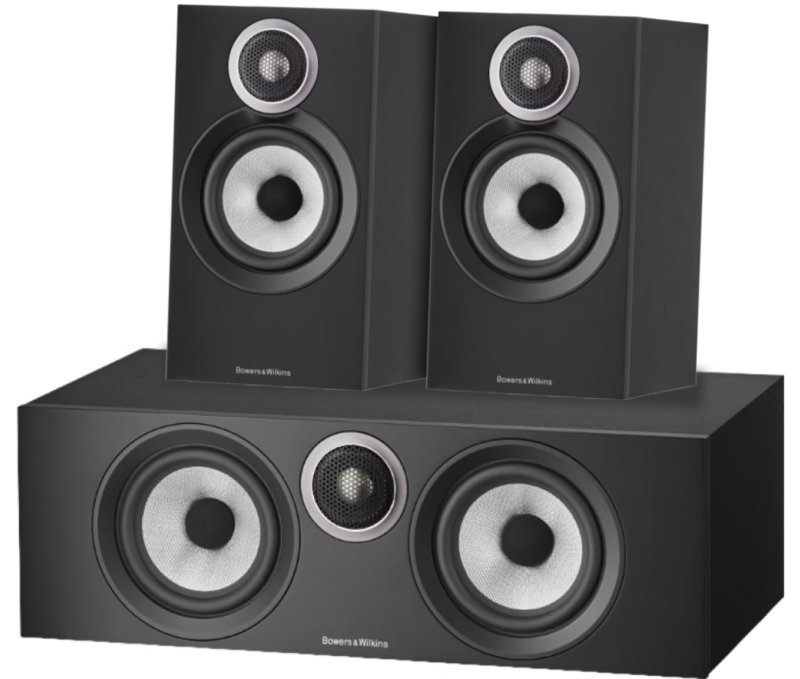 Bowers & Wilkins HTM6 S3 + 607 S3 (per paar) Zwart