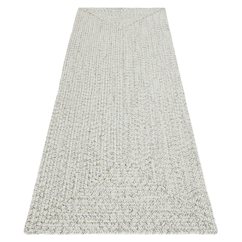 Jute Vloerkleed Braids Grijs - NORTHRUGS - 80x150 cm - Rechthoek - Dekbed-Discounter.nl