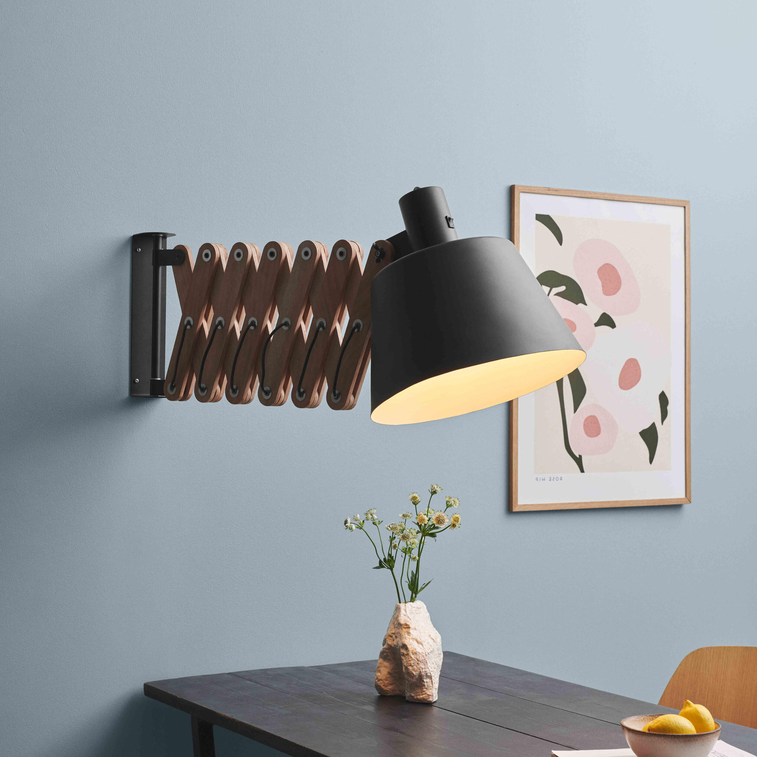 Halo Design Wandlamp Vintage XXL - Zwart