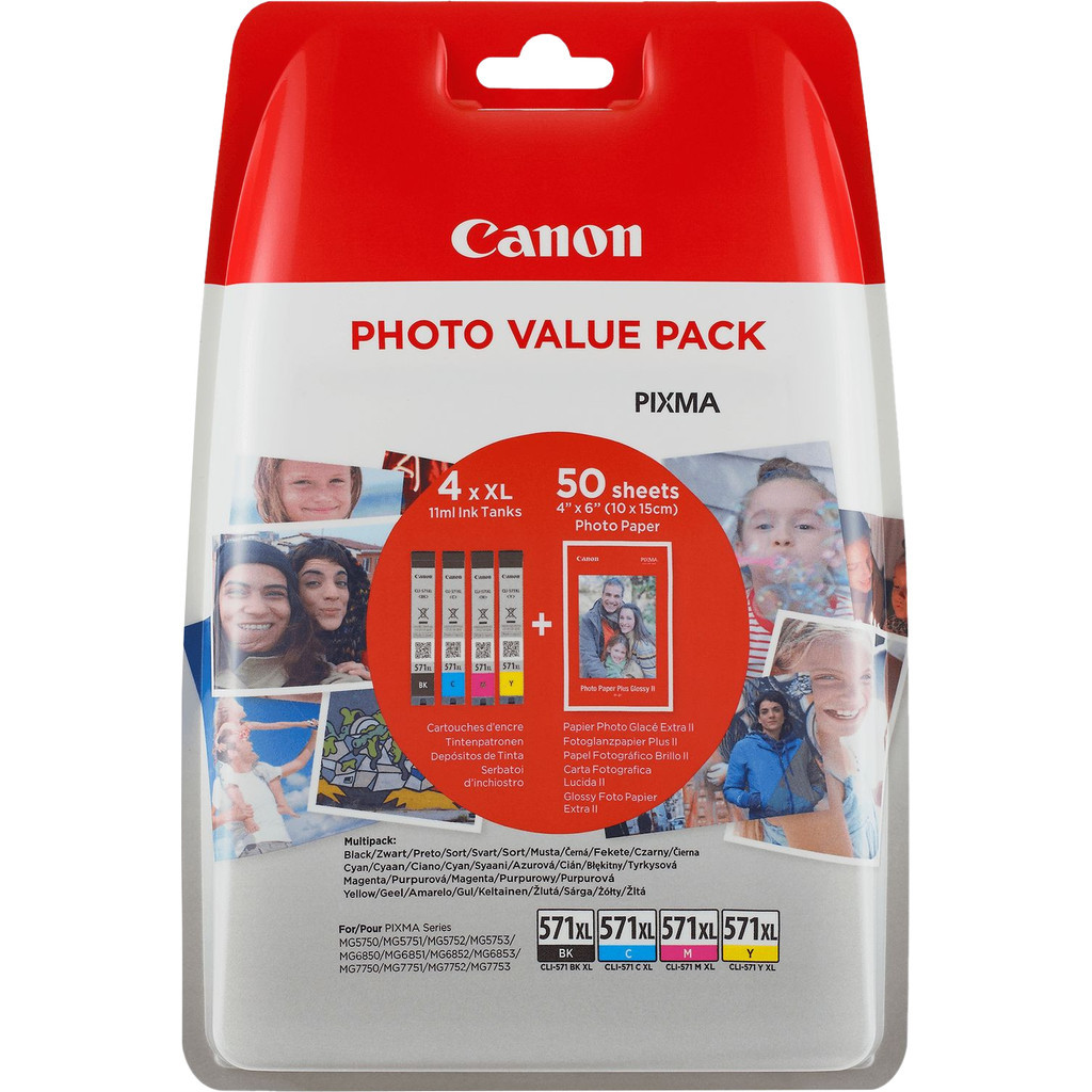 Canon CLI-571XL Cartridges Combo Pack