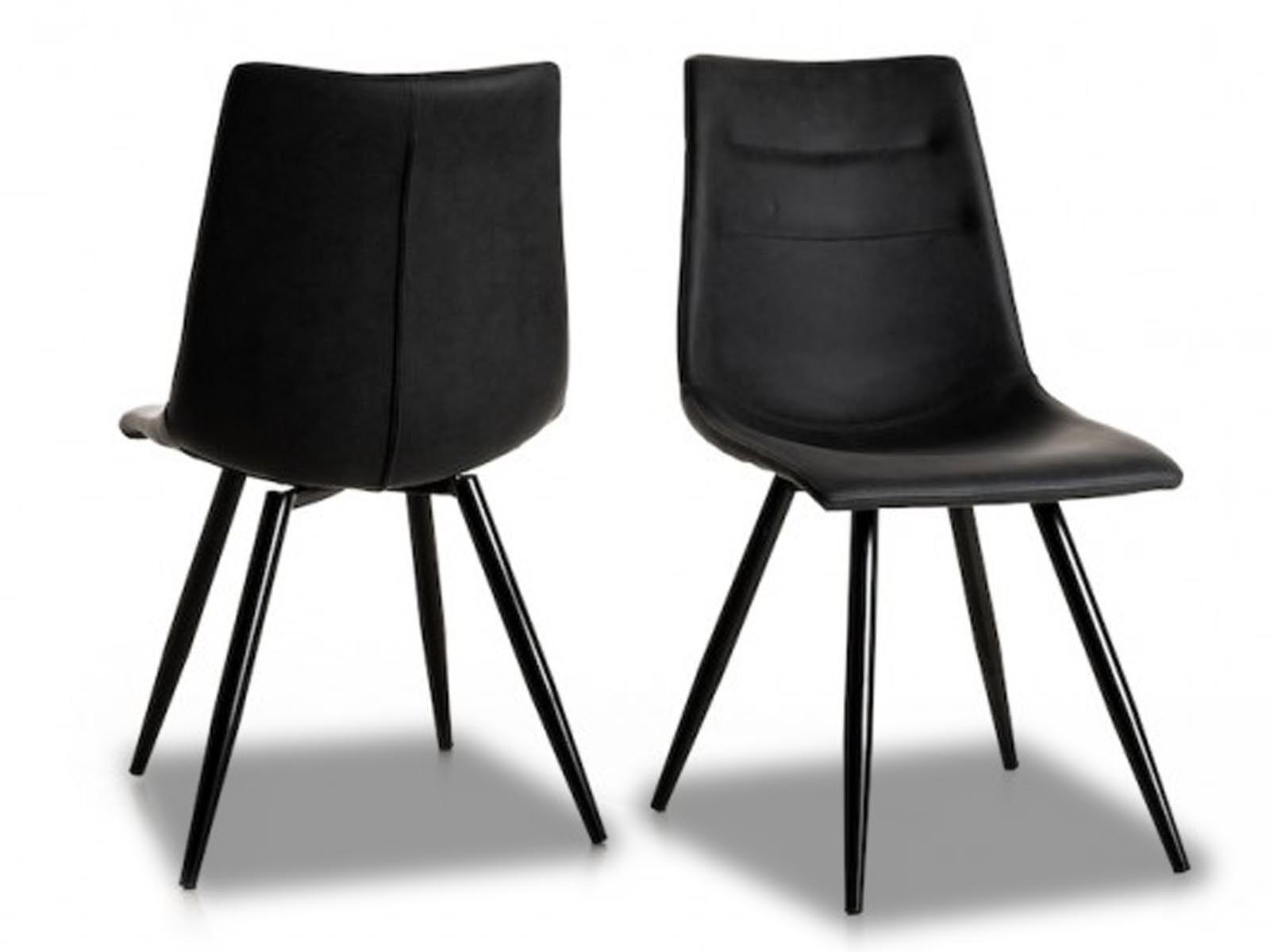 Set van 2 stoelen ONNIX zwart