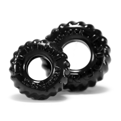 Oxballs Truckt - 2-pack Stretchy Cockring - Black