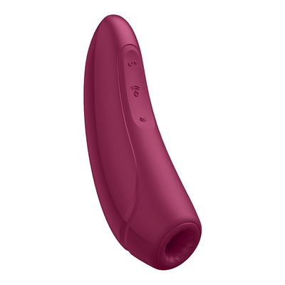 Curvy 1Plus - Air Pulse Stimulator and Vibration - Rose Red