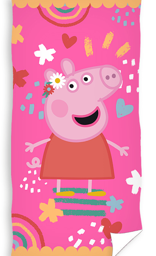 Peppa Pig strandlaken Roze 70 x 140 cm