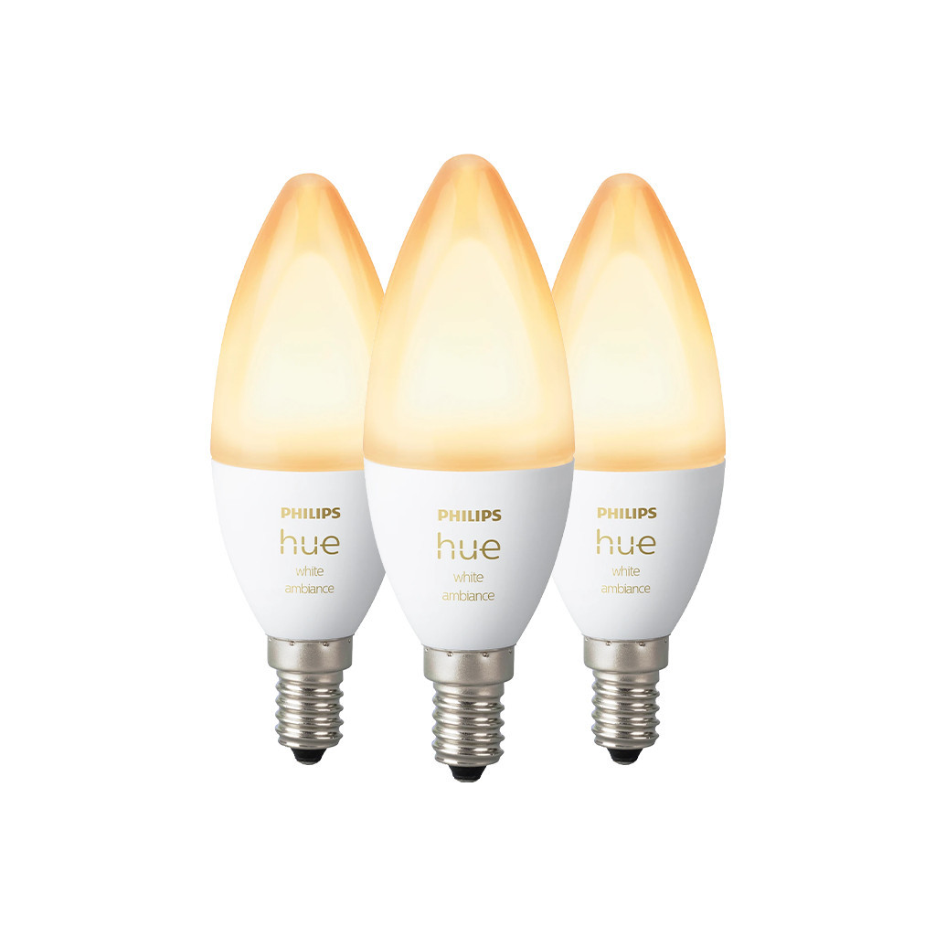 Philips Hue White Ambiance E14 3-pack