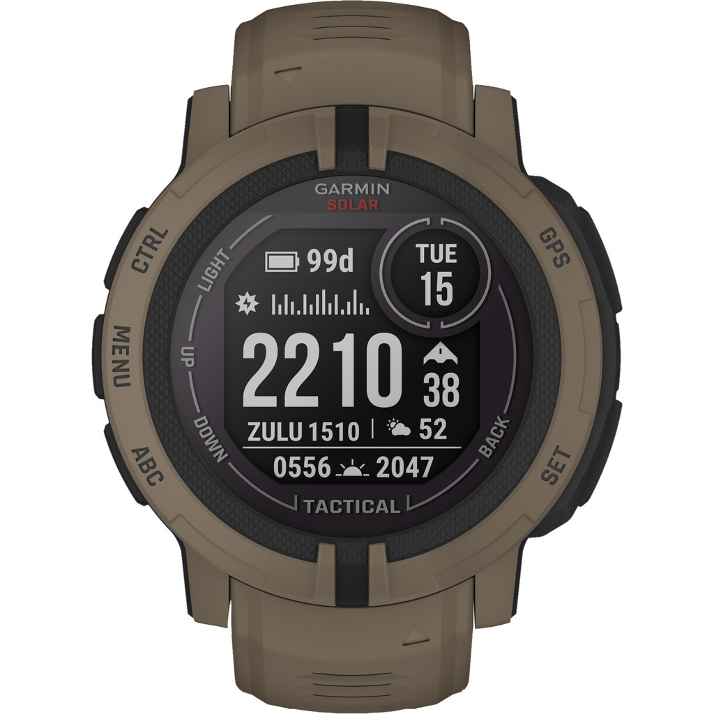 Garmin Instinct 2 Solar Tactical Edition Bruin