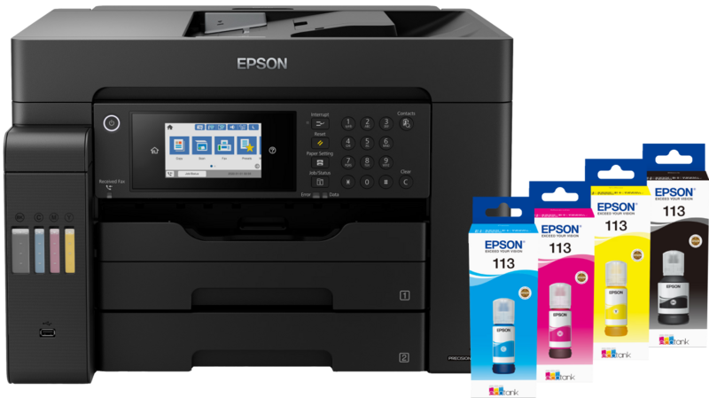 Epson EcoTank ET-16600 + 1 set extra inkt