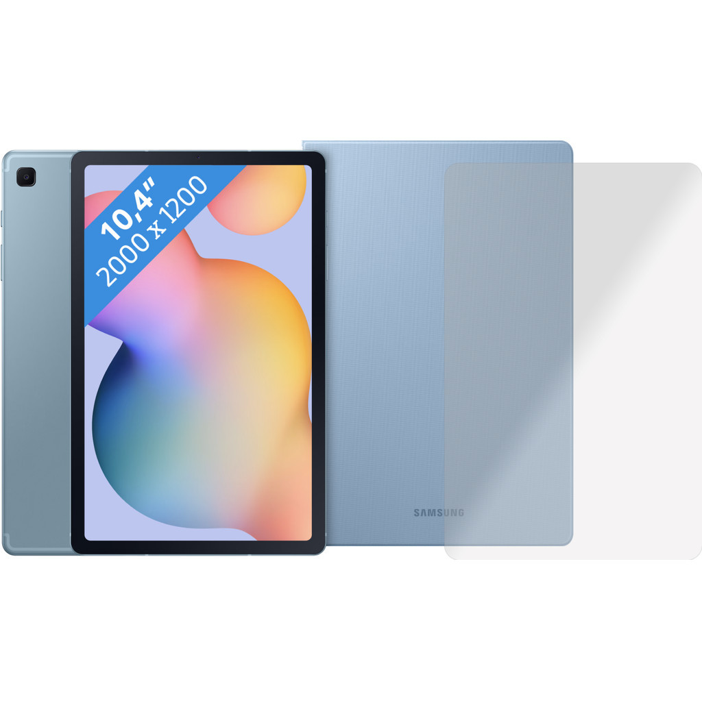 Samsung Galaxy Tab S6 Lite (2022) 64GB Wifi Blauw + Beschermingspakket