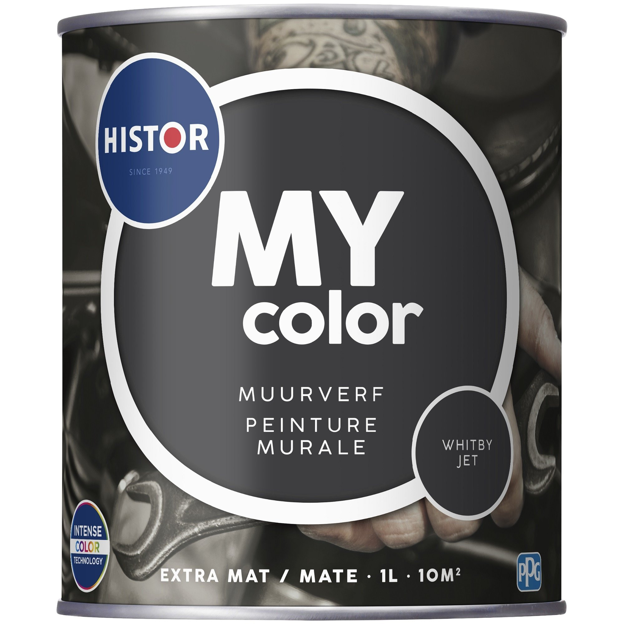 Histor MY color Muurverf Extra Mat - Whitby Jet