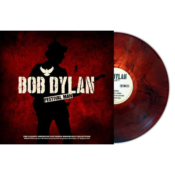 Bob Dylan Bob Dylan - Festival Man: Woodstock Festival Ii 1994 (colour Red Marbled)