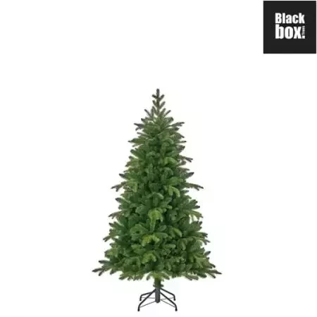 kunstkerstboom black box Brampton slim h120 x d86cm groen