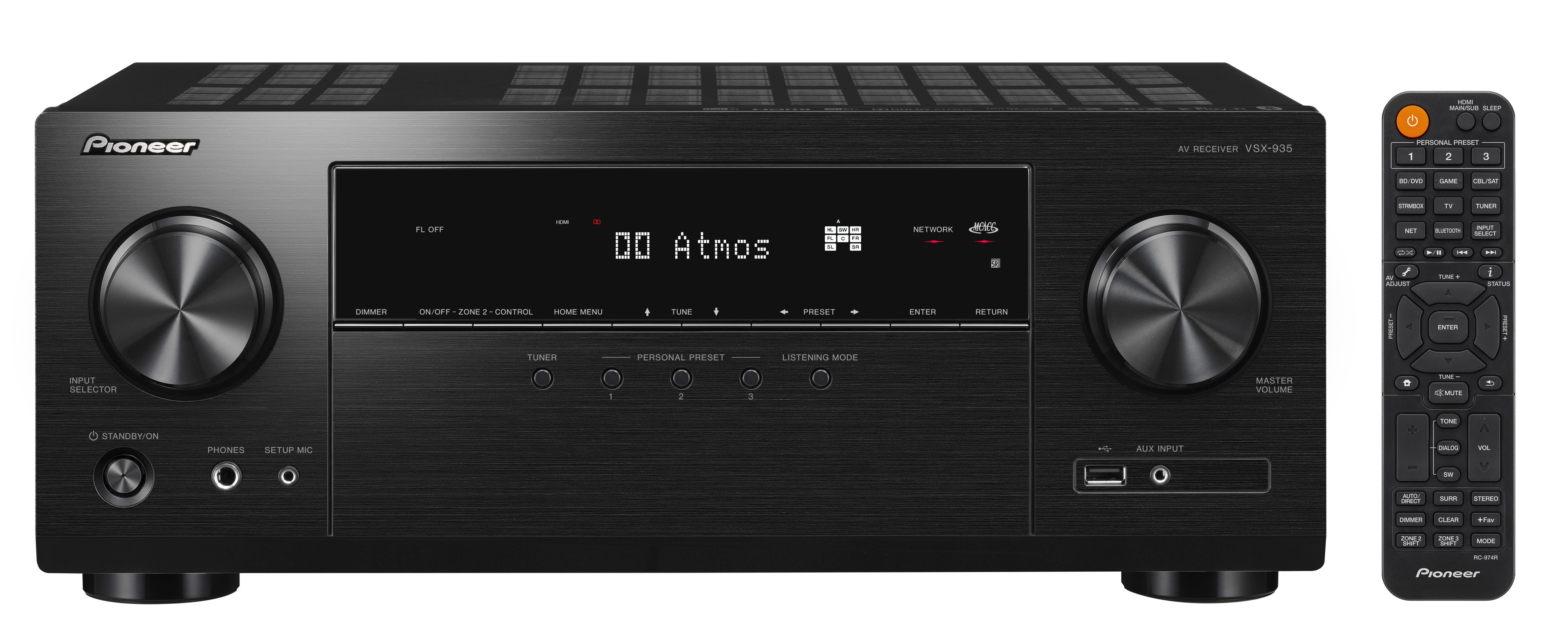 Pioneer VSX-935 Receiver Zwart