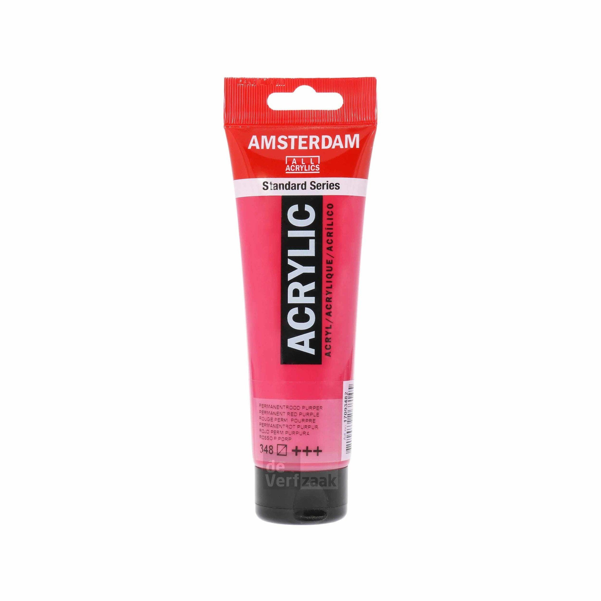 Royal Talens Amsterdam Acrylverf 120 ml - Permanentrood Purper