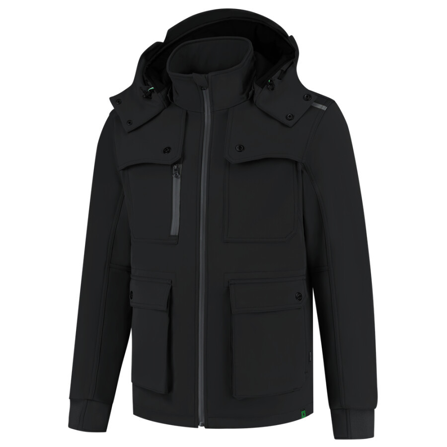 Tricorp 402712 winter softshell jack rewear - black - maat S