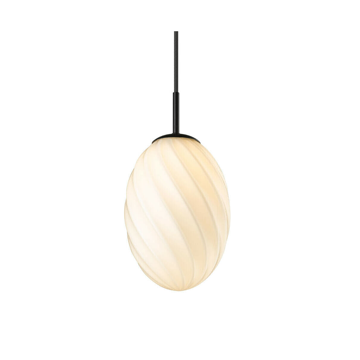 Halo Design Hanglamp TWIST Ovaal - Zwart