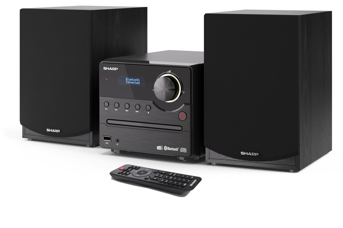 Sharp XL-B517 Stereo set Zwart