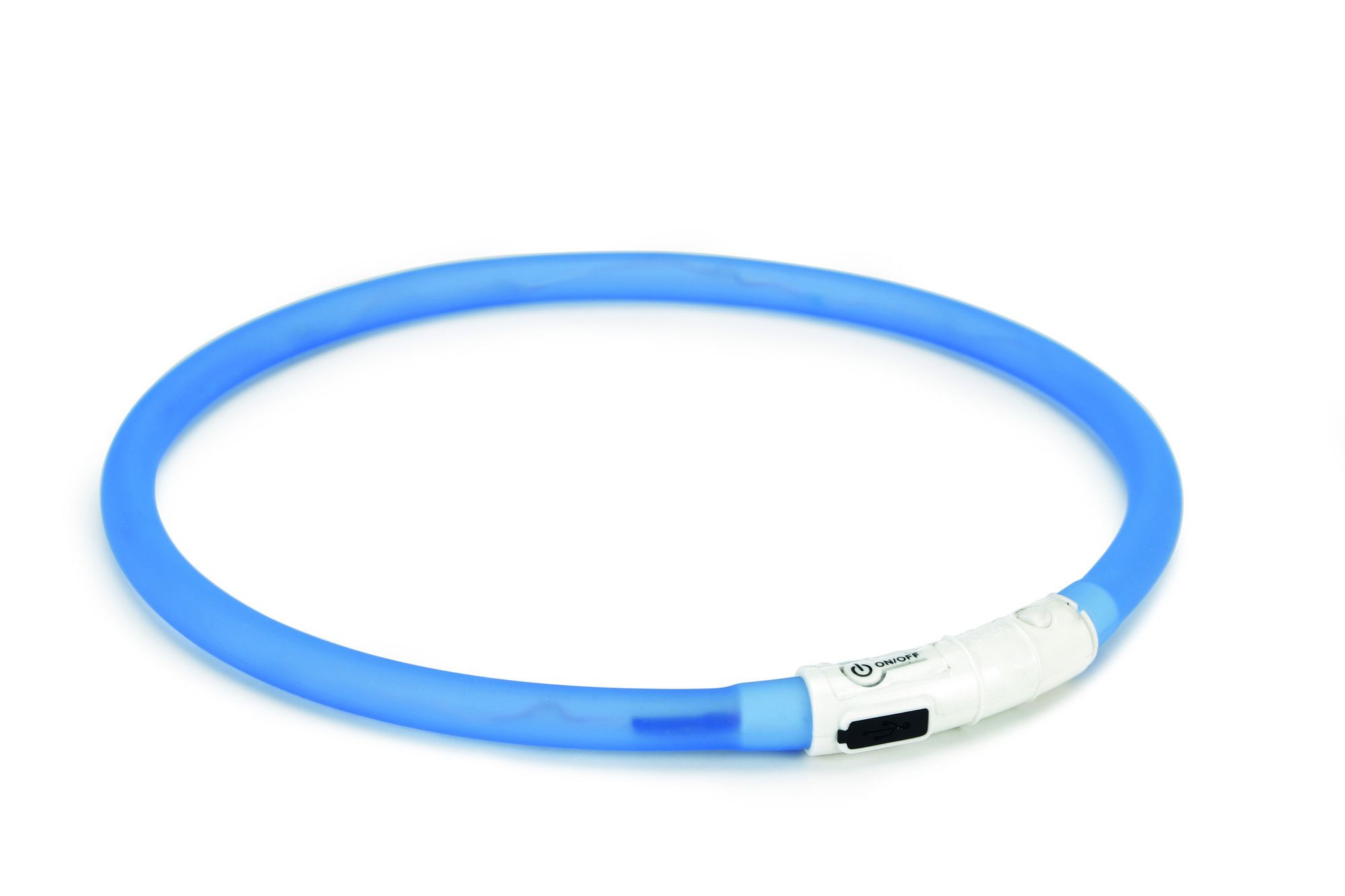 Safety Gear Halsband+USB Dogini Blauw 70 cm