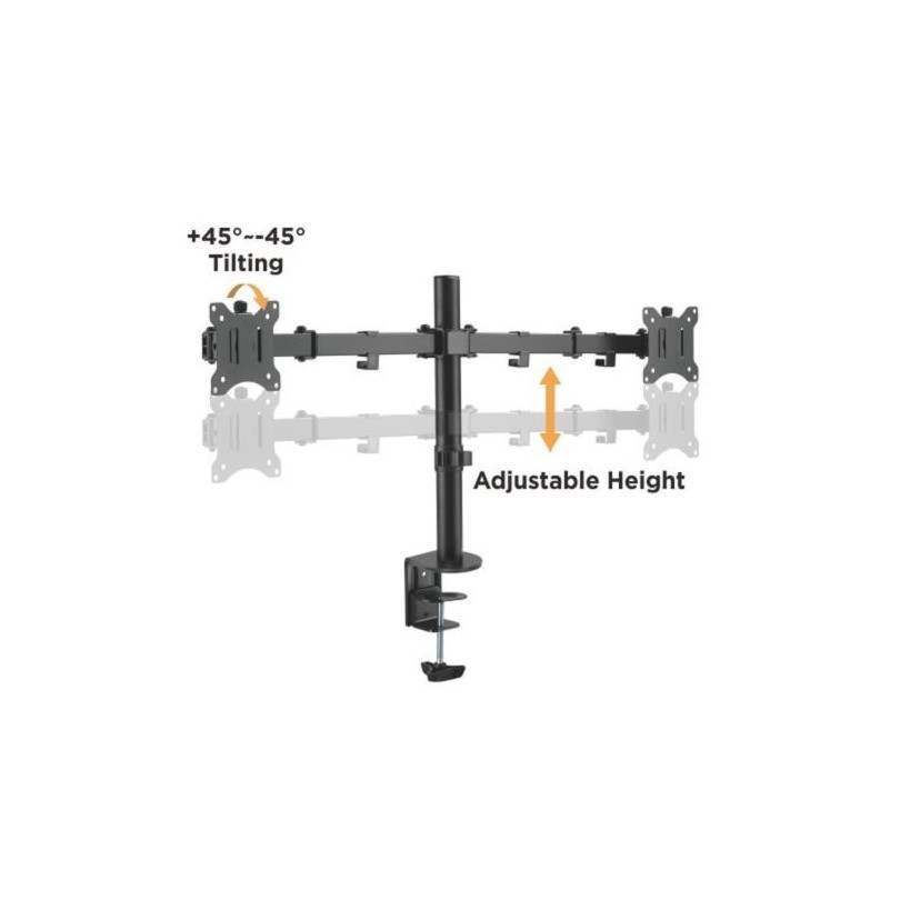 Cavus CAV-DM0102 Monitorbeugel basic voor 2 schermen TV beugel