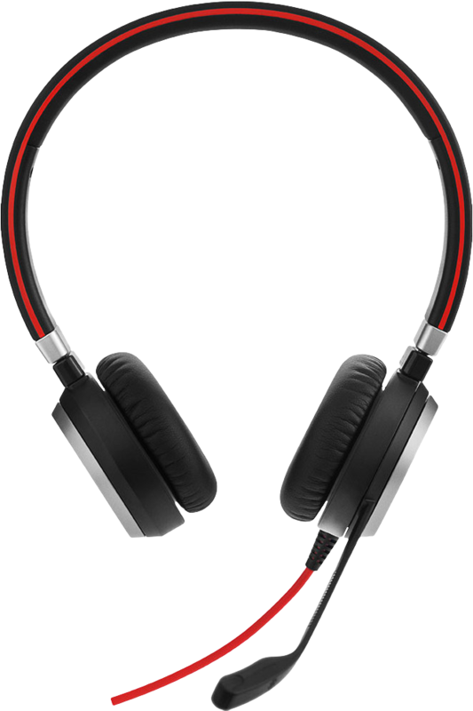 Jabra Evolve 40 MS Stereo Bedrade Usb A Office Headset