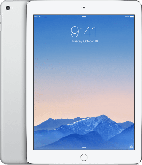 Refurbished Refurbished iPad Air 2 Zilver Als nieuw