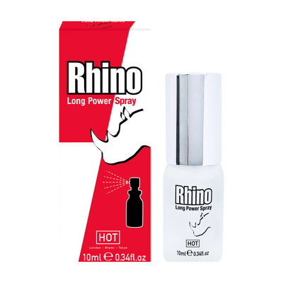 HOT Rhino - Long Power Spray / Stimulating Spray - 0.3 fl oz / 10 ml