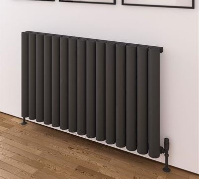 Eastbrook Burford radiator 120x60cm aluminium 1427W antraciet