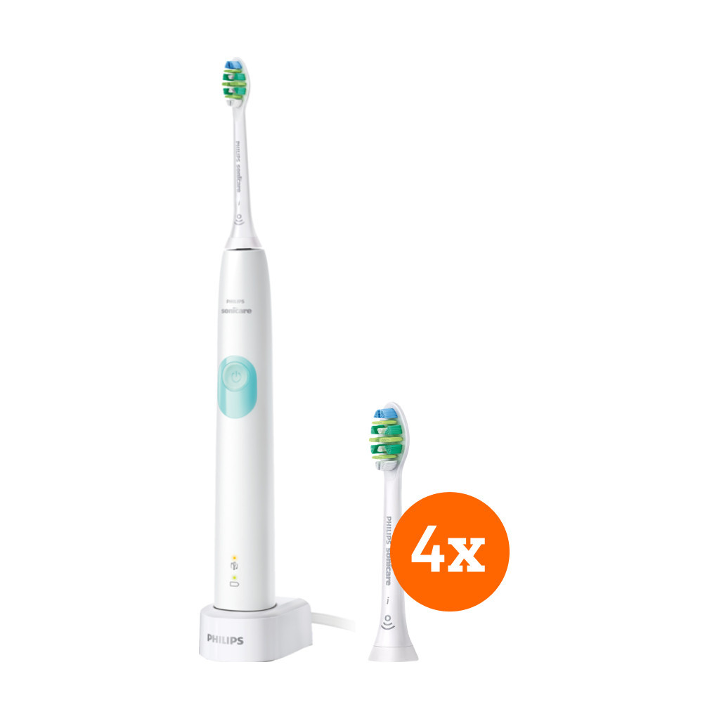 Philips Sonicare ProtectiveClean 4300 HX6807/63 + Intercare opzetborstels (4 stuks)