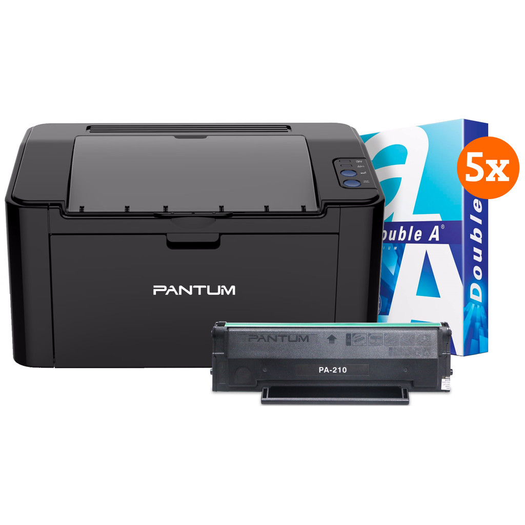 Pantum P2500W + 1 extra zwarte toner + 2500 vellen A4 papier