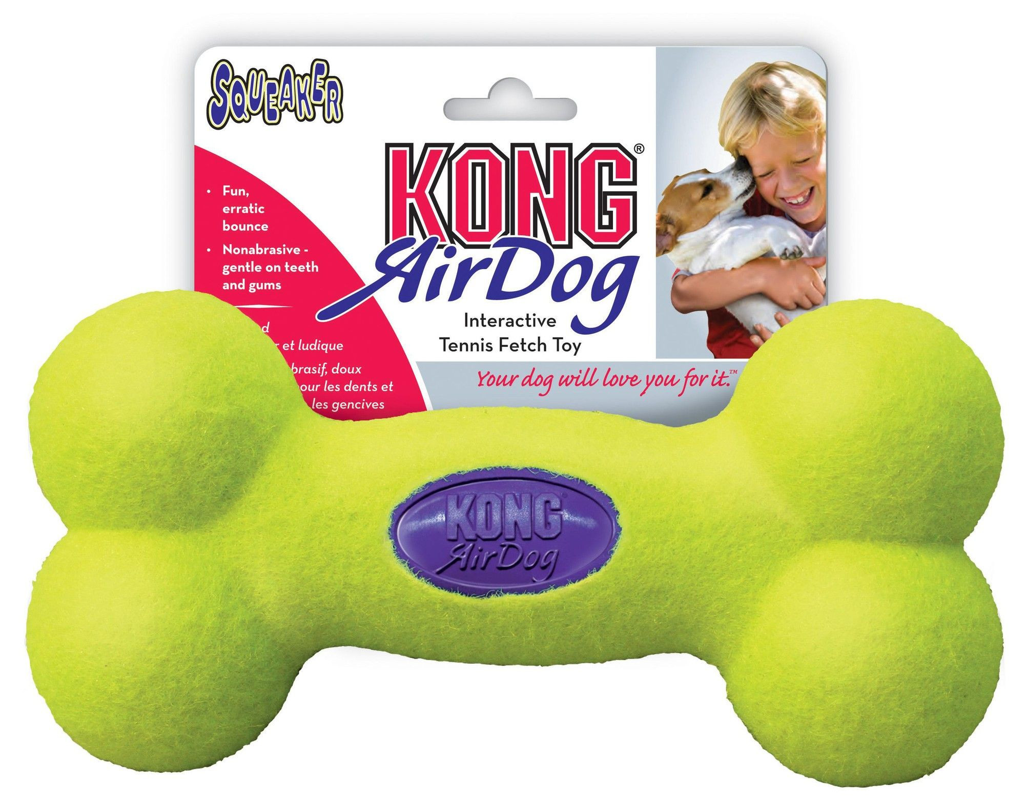 Kong Airdog Squeakair Bot Large