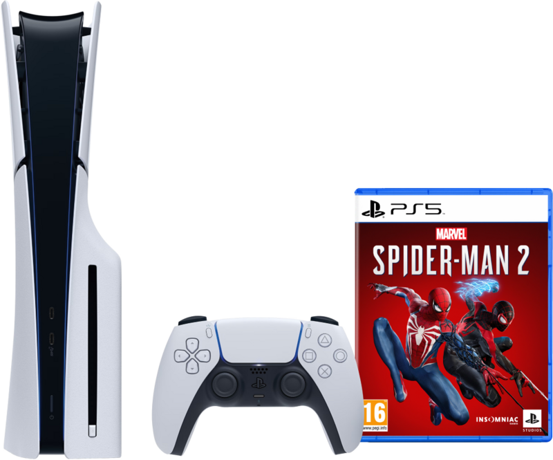 PlayStation 5 Slim Disc Edition + Marvel's Spider-Man 2