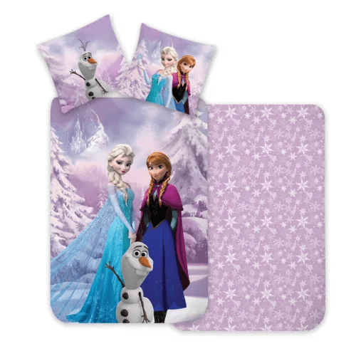 Disney Frozen Dekbedovertrek Snowy - 140 x 200 cm - Katoen