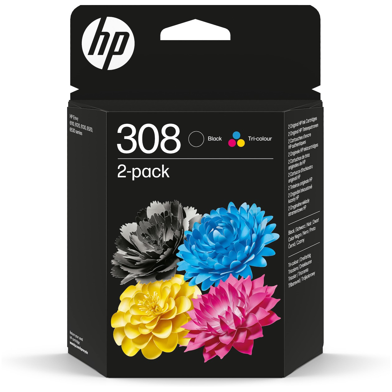 HP 308 Cartridges Combo Pack Inkt