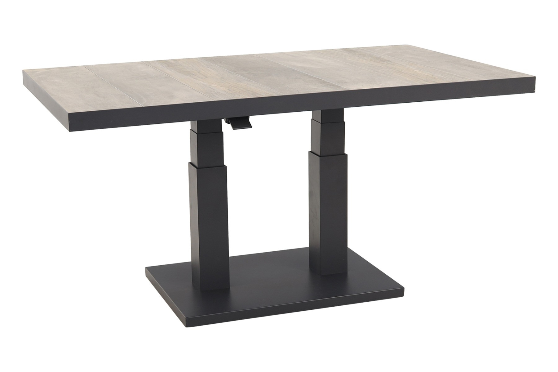 Jersey verstelbare tuintafel - 140 x 85 cm.