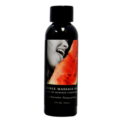 Earthly body Watermelon Edible Massage Oil - 2 fl oz / 60 ml