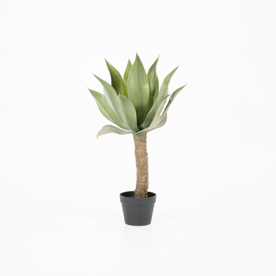 By-Boo Kunstplant Agave op stam - Groen