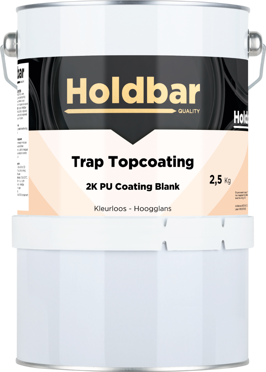 Holdbar Trap Topcoating Hoogglans 2,5 kg