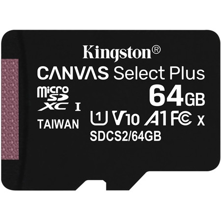 Kingston Canvas Select Plus microSDXC 64GB incl. SD-adapter